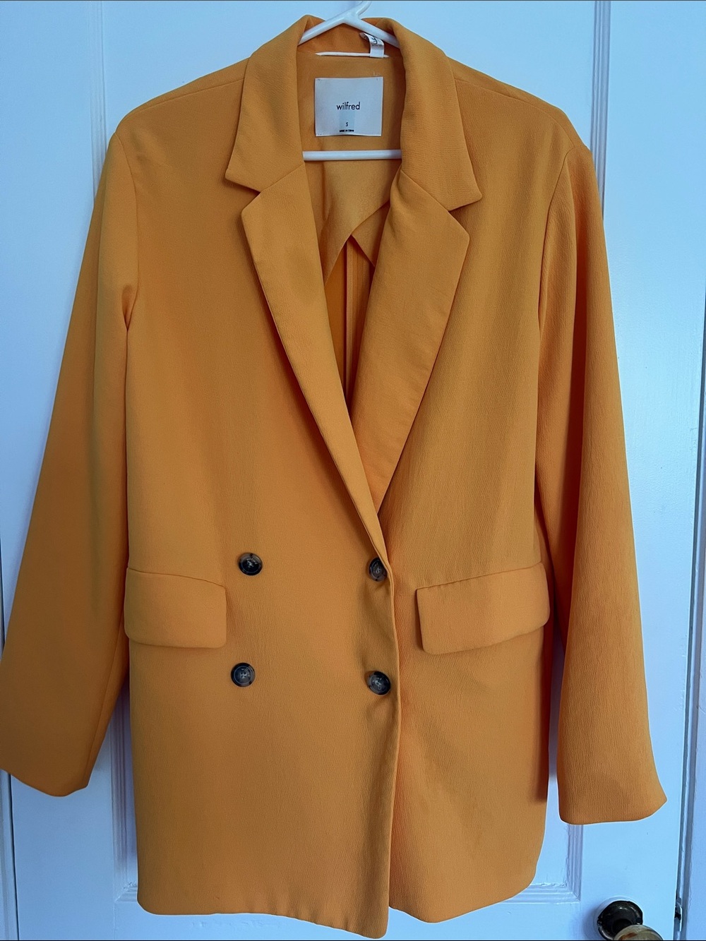 Aritzia Wilfred Yellow Cherelle Blazer☀️